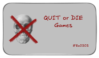 Quit or Die - Games Logo
